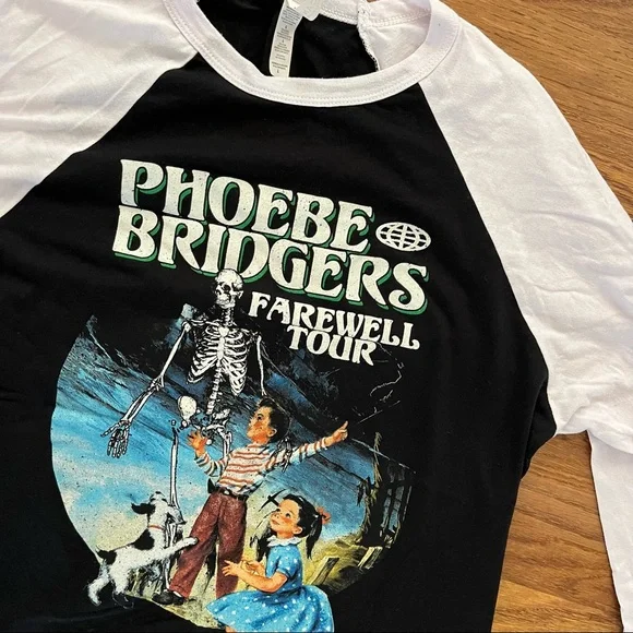 Phoebe Bridgers “Farewell Tour” Raglan Sz L - Picture 4 of 4
